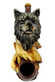 PICHINCHA HAND CRAFTED WOLF HEAD HANDPIPE 7