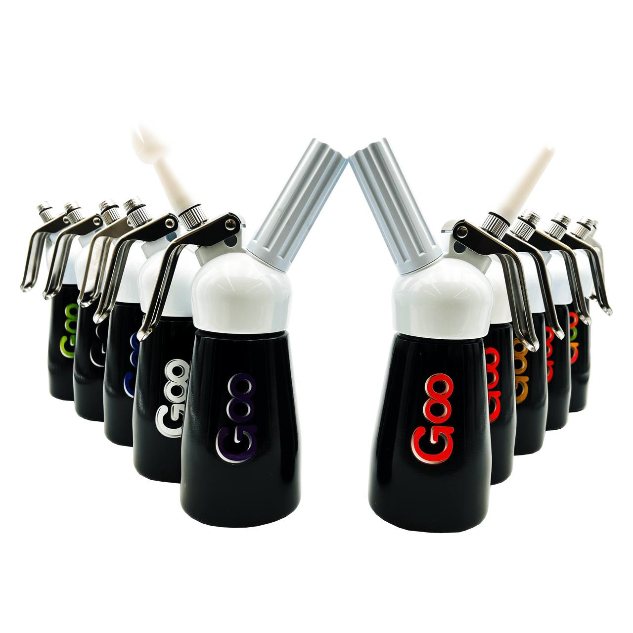 GOO CREAM CHARGER DISPENSER 250ML ASSORTED COLOR