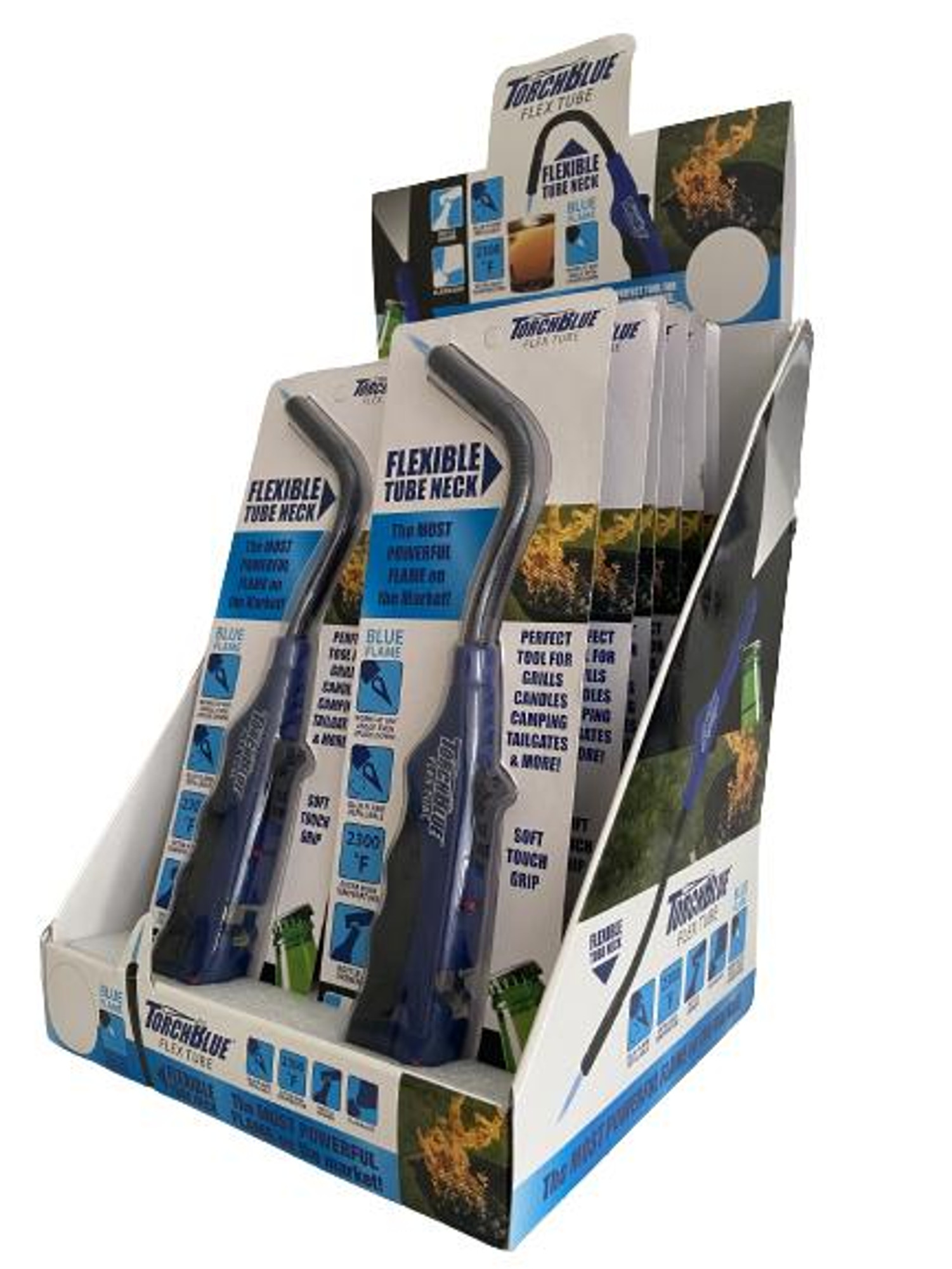 TORCH BLUE GRILL LIGHTER 12CT DISPLAY