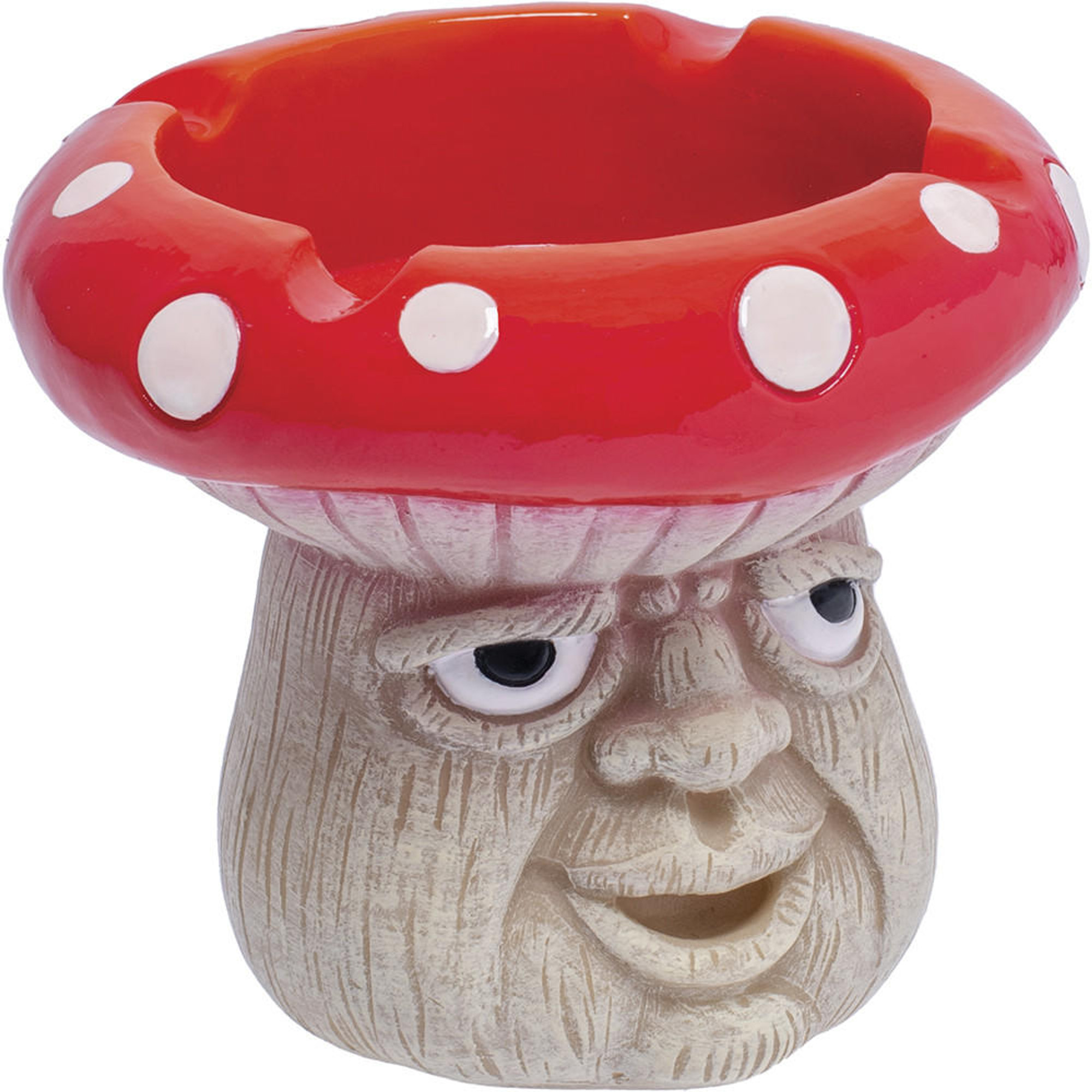 FUJIMA MUSHROOM FOREST LIGHT-UP LED POLYSTONE ASHTRAY - 4CT DISPLAY