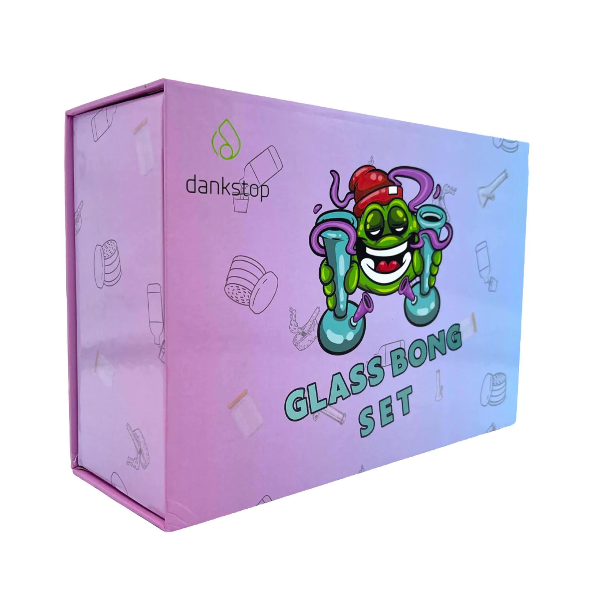 DankStop - Clear Glass Basic Water Pipe