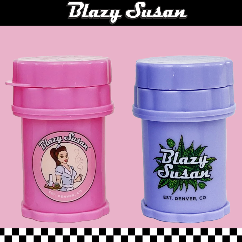 BLAZY SUSAN HERB SAVER GRINDER MINI 12CT DISPLAY