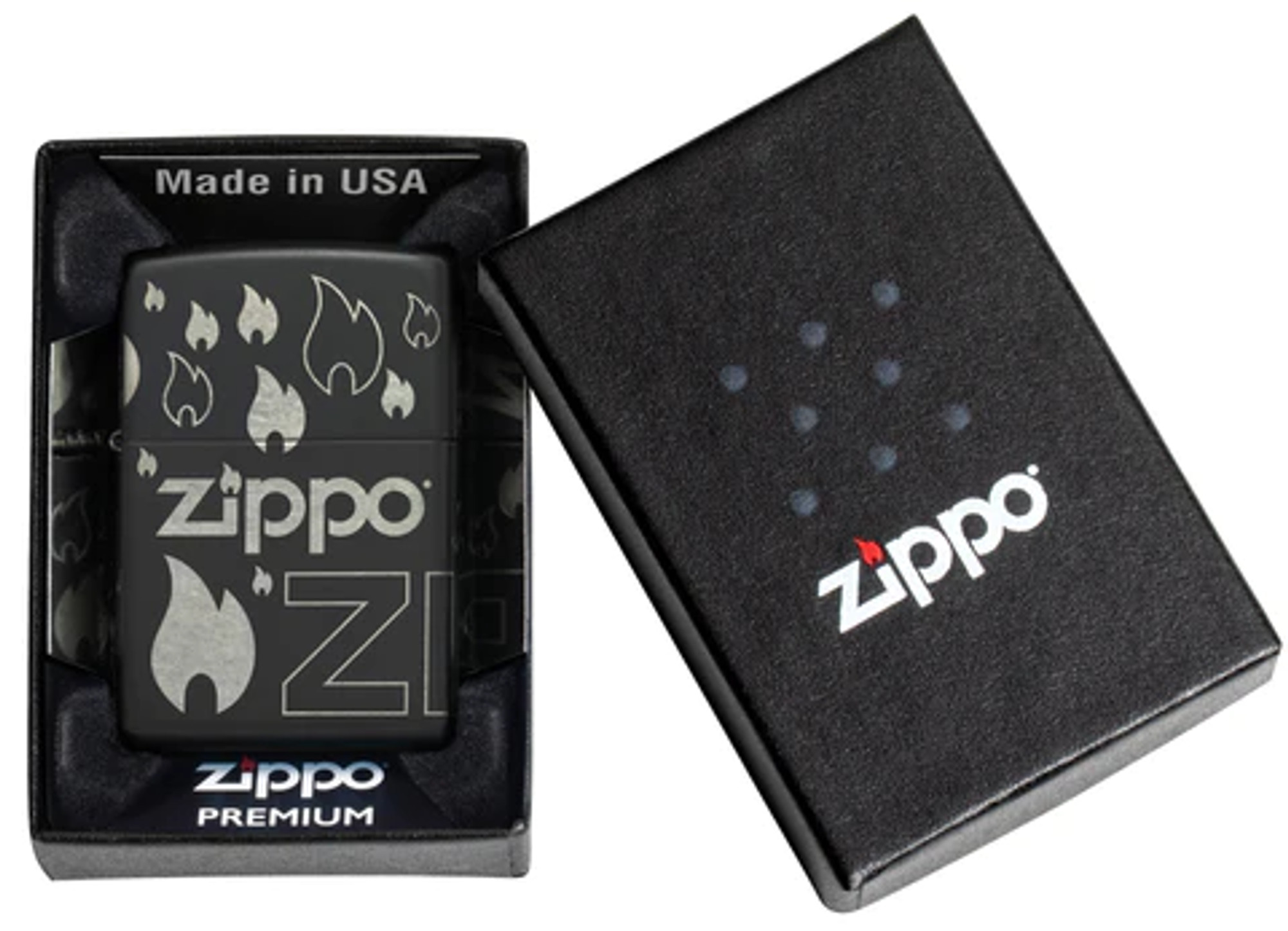 ZIPPO ZIPPO 2 DESIGN LIGHTER 1CT