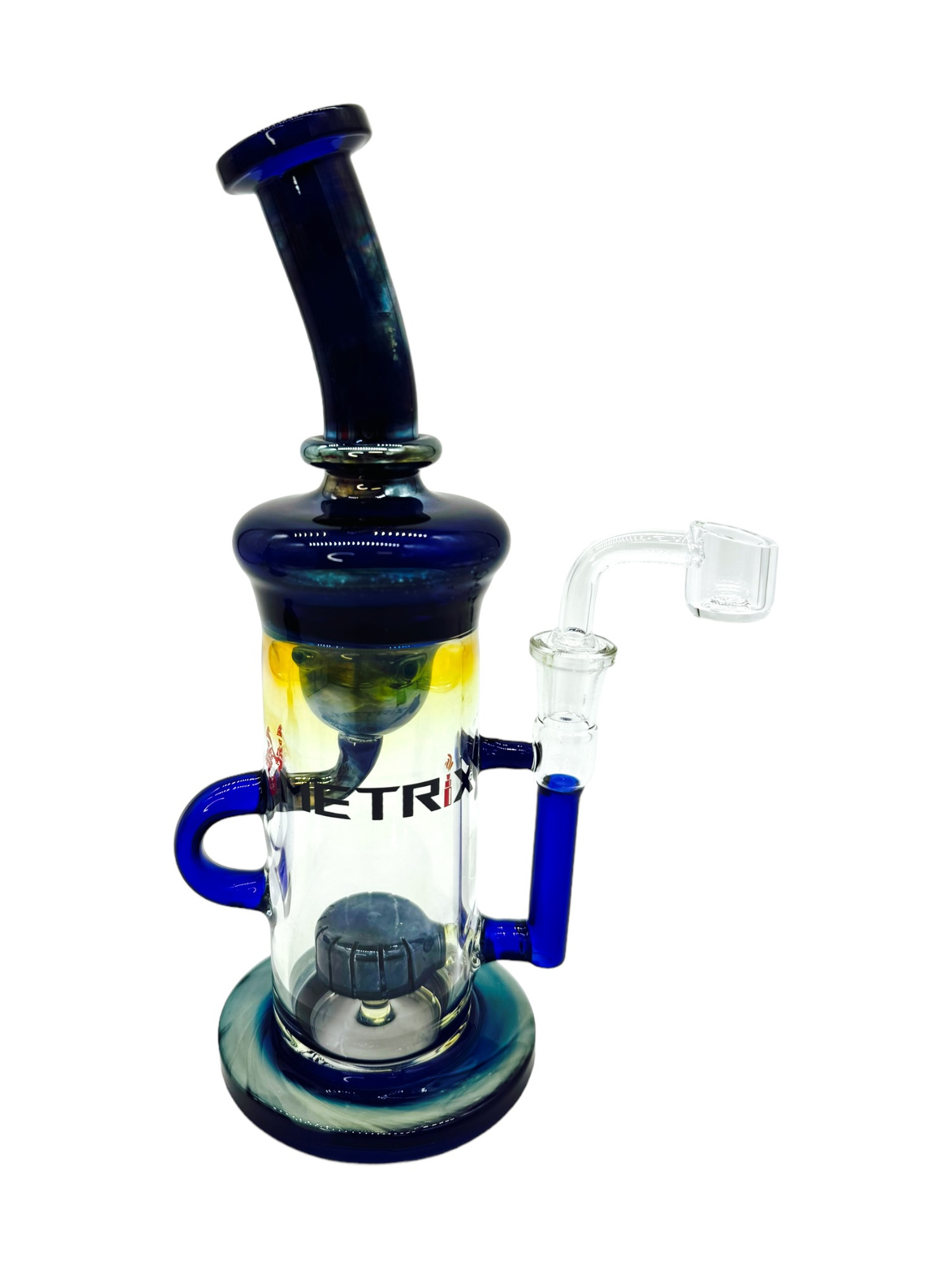 METRIX DISC PERC RECYCLER WATERPIPE ASSORTED COLOR 10