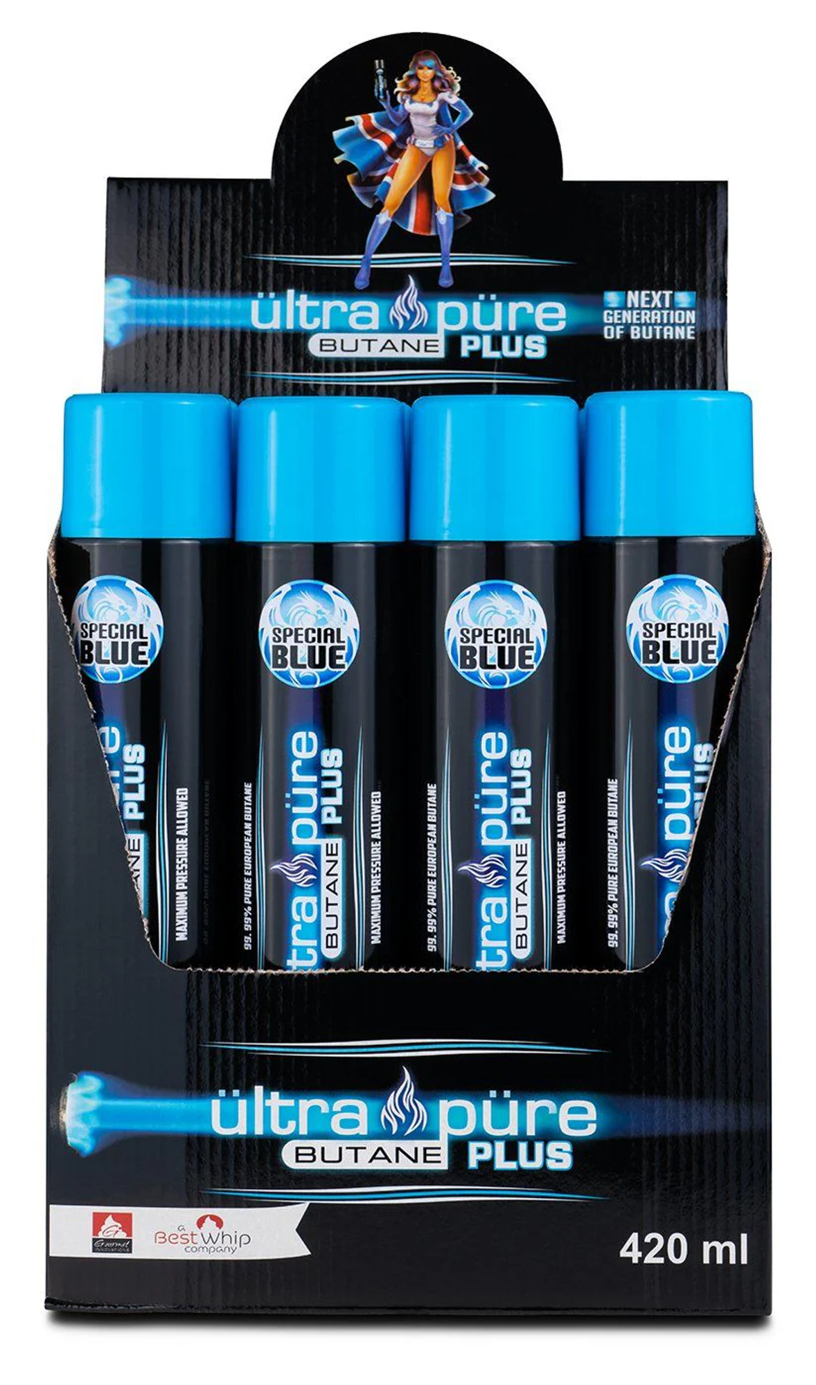 その他 one room SPECIAL BLUE ULTRA PURE REFINED BUTANE 420ML - DISPLAY OF 12