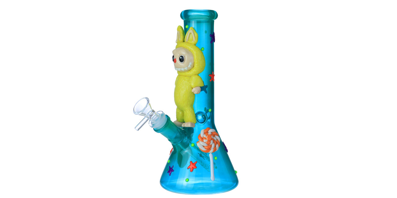 LIGHT IN THE DARK MUSHROOM LAND BEAKER WATERPIPE 10