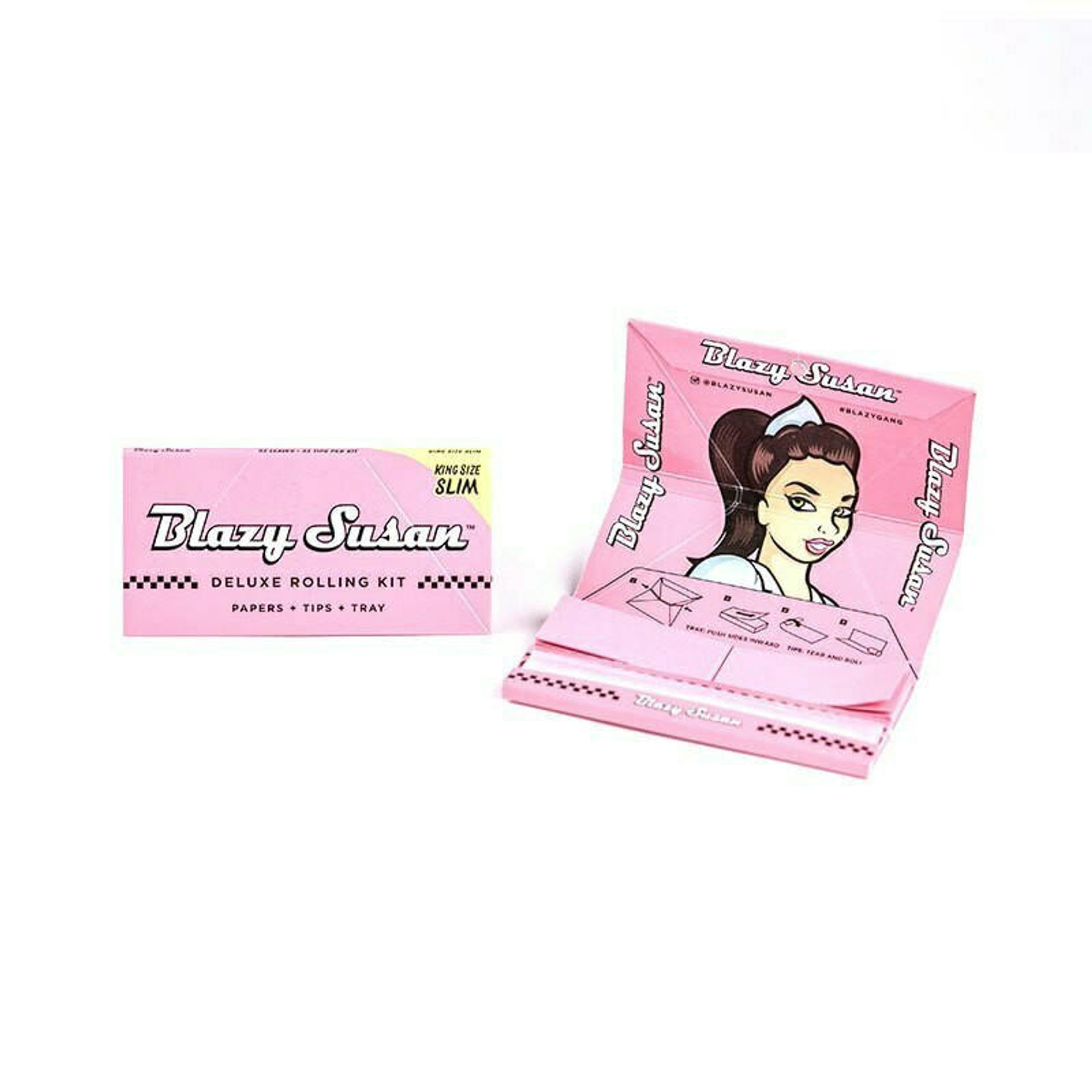 BLAZY SUSAN KING SIZE SLIM DELUXE ROLLING KIT - 20CT - World Wholesale