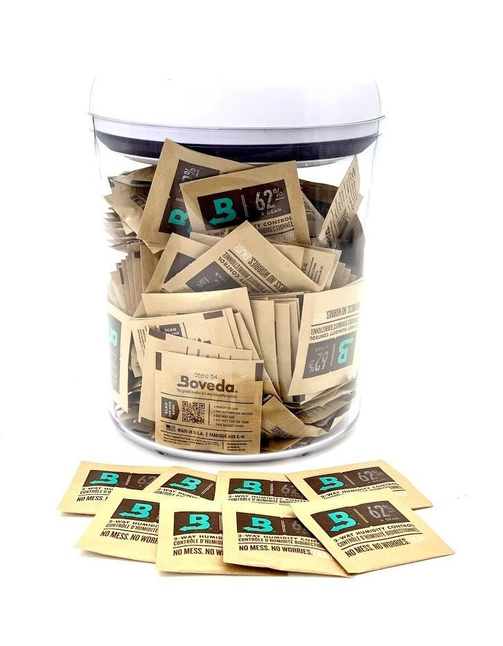BOVIDA FRESH HUMIDITY PACKS (SMALL) IN AN AIR TIGHT JAR 200CT