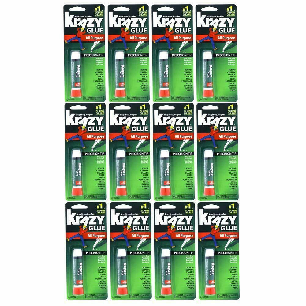 KRAZY GLUE FOR ALL PURPOSE DISPLAY OF 12CT