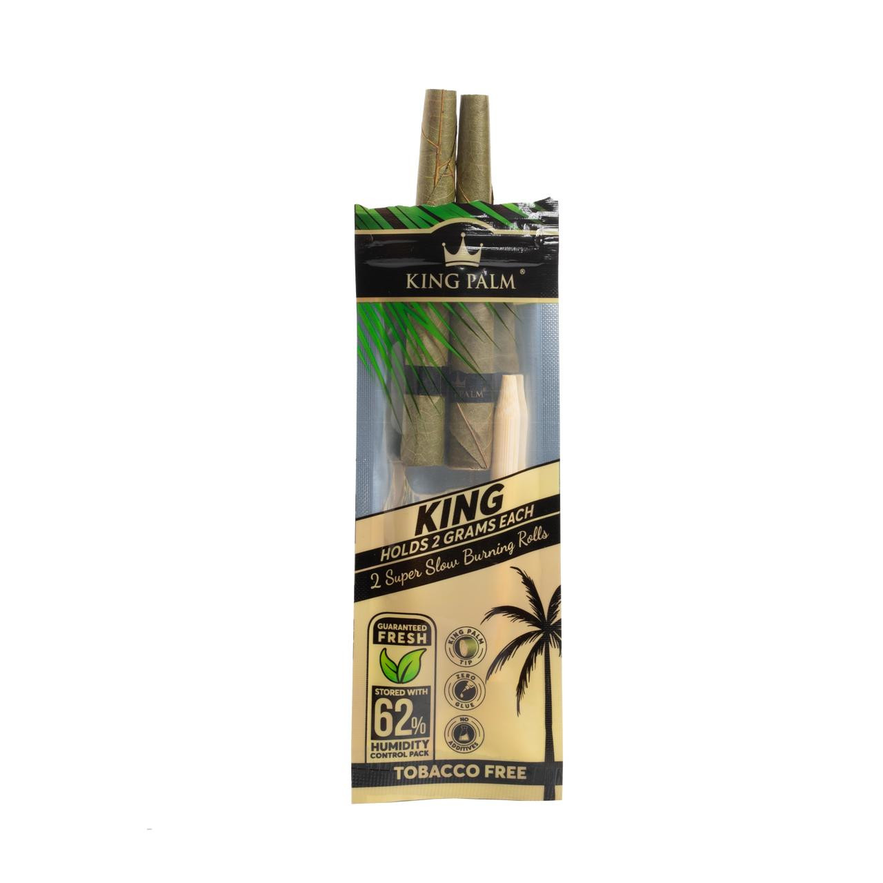 KING PALM 2 PACK ROLLES KING SIZE - 20CT DISPLAY