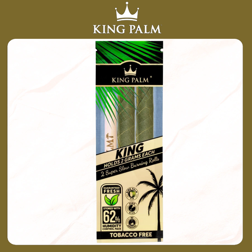 KING PALM 2 PACK ROLLES KING SIZE - 20CT DISPLAY