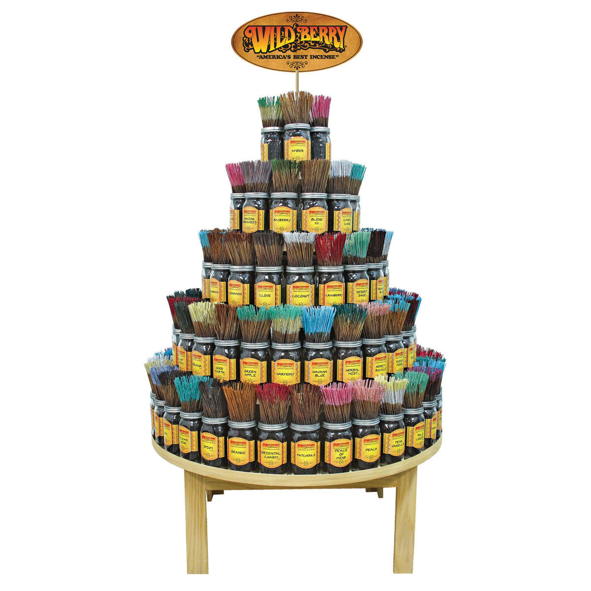 WILD BERRY ROUND STARTER KIT LOADED COUNTER DISPLAY OF 90 FRAGRANCE
