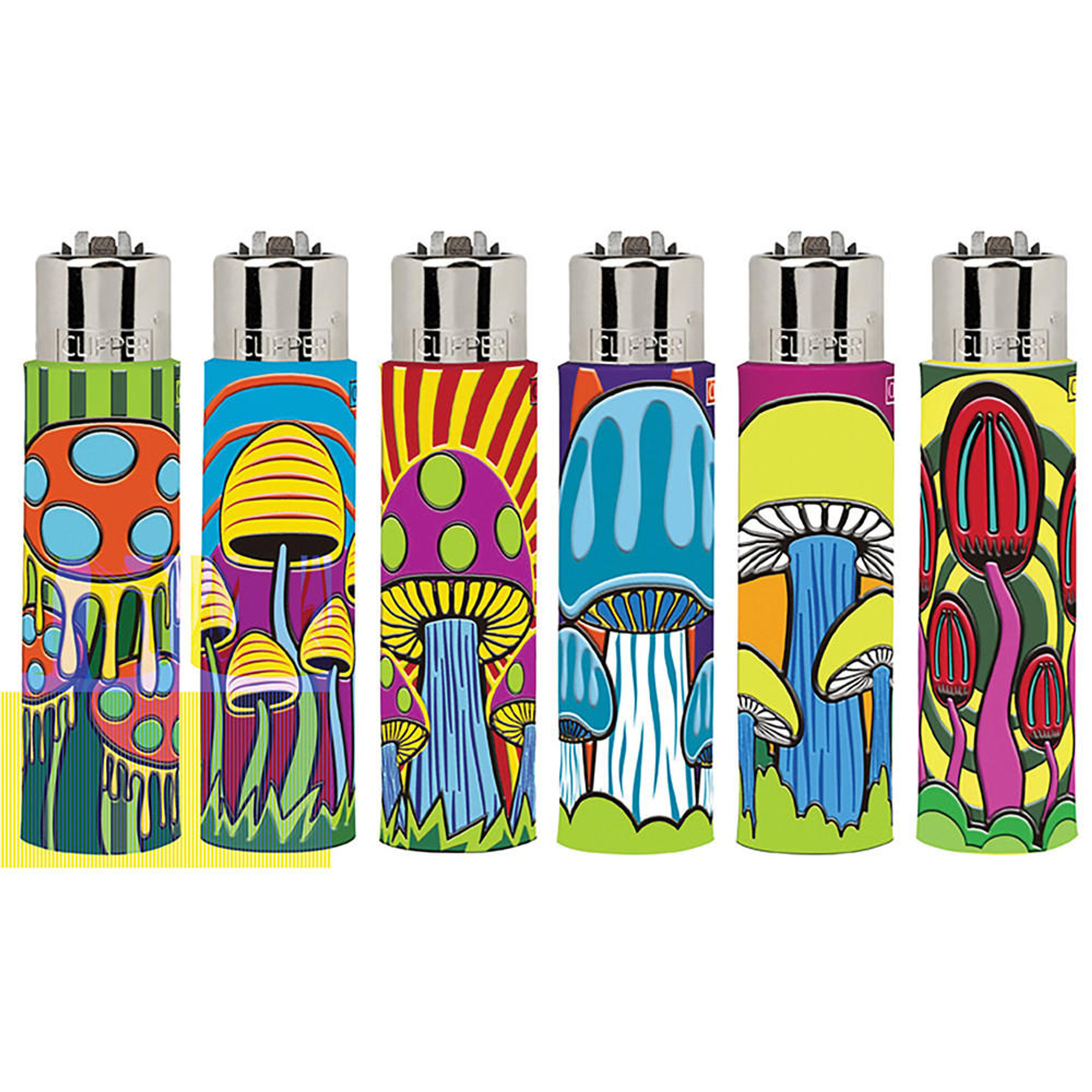 Clipper POP Lighters - Mushroom Cover (30 Count Display) – Flower
