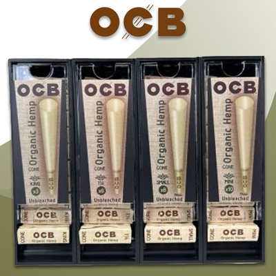 MODULAR CONE DISPLAY OCB ORGANIC HEMP - 40CT