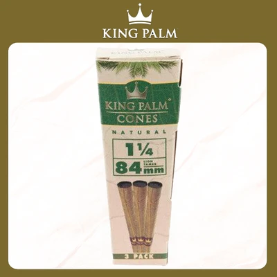 World Wholesale KING PALM - NATURAL MINI CONES 84MM 3PK - 15CT DISPLAY