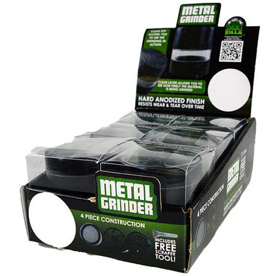 SMOKEZILLA 52MM METAL GRINDER - 6CT DISPLAY
