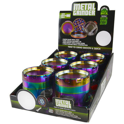 SMOKEZILLA RAINBOW DRAWER GRINDER - 6CT DISPLAY