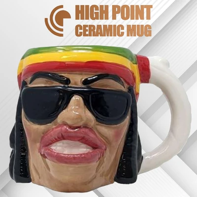 HPG CERAMIC WATER PIPE MUG - RASTAMAN