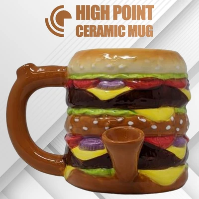 HPG CERAMIC WATER PIPE MUG - HAMBURGER