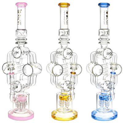  LOOKAH FOUR CYLINDER RECYCLER WATER PIPE | 19" | 14MM F 