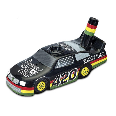  RACE CAR CERAMIC HANDPIPE 7" 