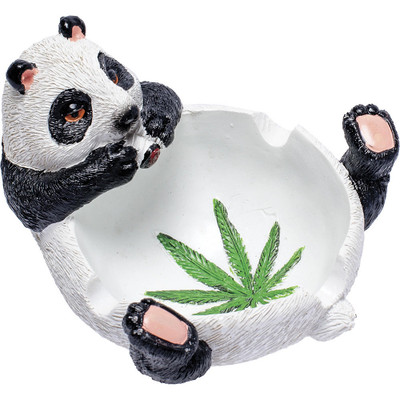  FUJIMA STONED PANDA POLYSTONE ASHTRAY 