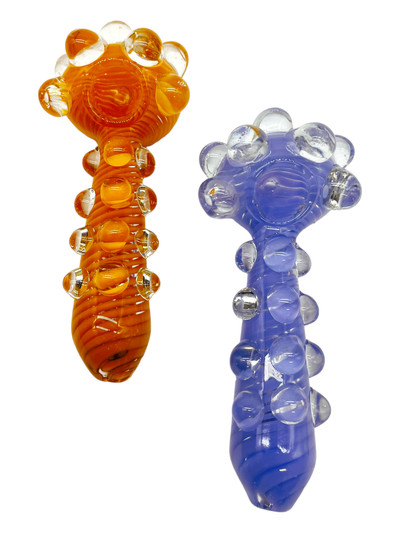 COLOR ART MULTI FRITS HEAVY HANDPIPE 6"