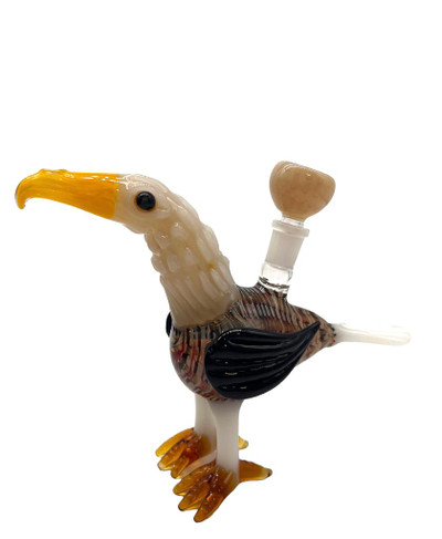 BIG AMERICAN EAGLE ART HANDPIPE 6"