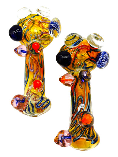 HEAVY BIG HONEYCOMB HANDPIPE 8"