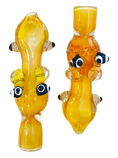 GOLDEN BEES CHILLUM 4" - 5CT BAG