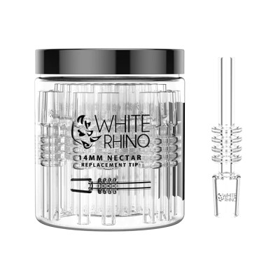 WHITE RHINO 14MM NECTAR REPLACEMENT TIP - 30CT DISPLAY