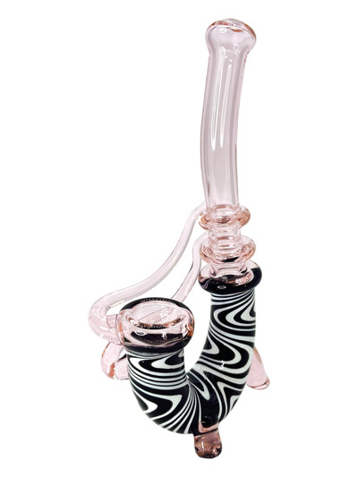 ARTWORK ZEBRA SHERLOCK HANDPIPE 6"