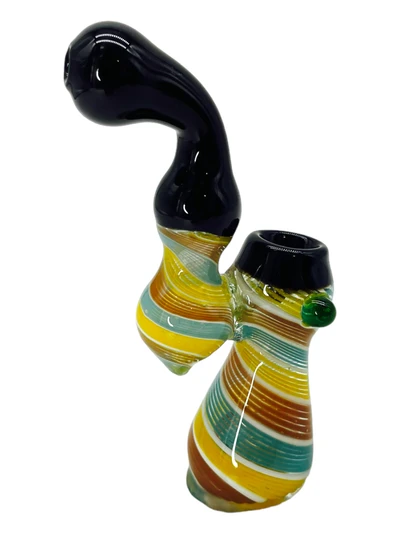 FANCY SHERLOCK HANDPIPE 6"