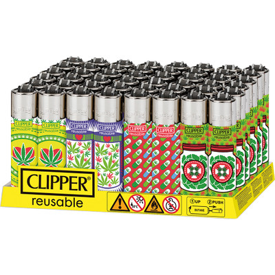 48CT. LEAF PILL MEDICAL CLIPPER LIGHTERS