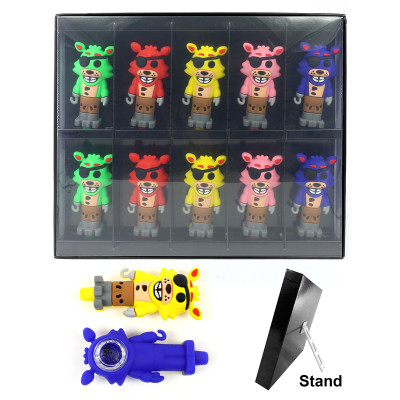 PREMIUM SILICONE HANDPIPES (CB11) - 10CT DISPLAY