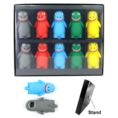 PREMIUM SILICONE HANDPIPES (CB16) - 10CT DISPLAY