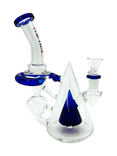 METRIX CONE PERC RECYCLER WATERPIPE ASSORTED COLOR 7"