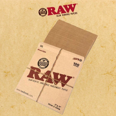 RAW PRACHMENT ROLLING PAPER 100-PACK