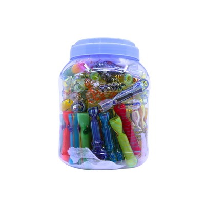MIX DESIGN CHILLUM 3" - JAR OF 100