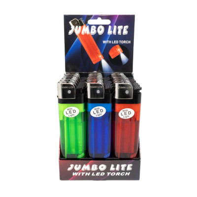 JUMBO LITE WITH LED TORCH - DISPLAY OF 18