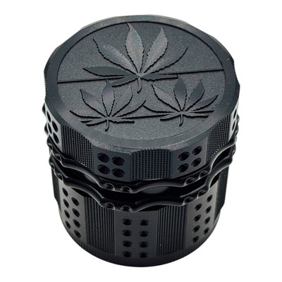 METRIX G-101 MIX DESIGN LEAF ENGRAVED GRINDER - DISPLAY OF 6