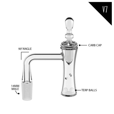 WHITE RHINO QUARTZ BANGER KIT V7 - DISPLAY OF 4