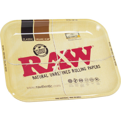 RAW LARGE METAL ROLLING TRAY