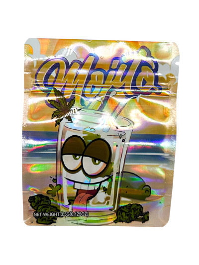 SMELL PROOF 3.5G MYLAR BAGS - PACK OF 100 (DESIGN #22)