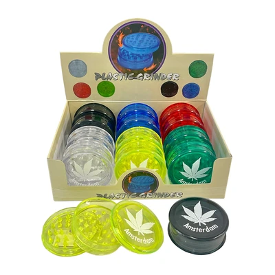 H-B PLASTIC GRINDER (GT-284BC) MULTI COLOR - DISPLAY OF 12