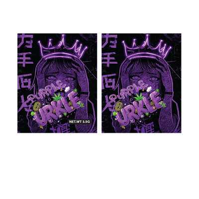 DESIGNED MYLAR SMELL PROOF BAGS 3.5G - BAG OF 100 COUNT - STYLE 14