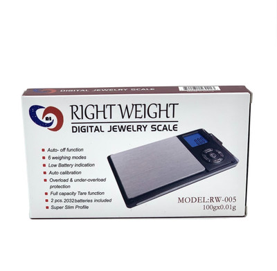  RIGHT WEIGHT DIGITAL SCALE RW-005 100g x 0.01g 