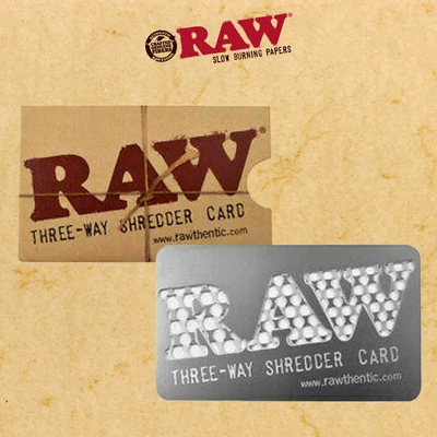 RAW THREE-WAY SHREDDER CARD - 1CT