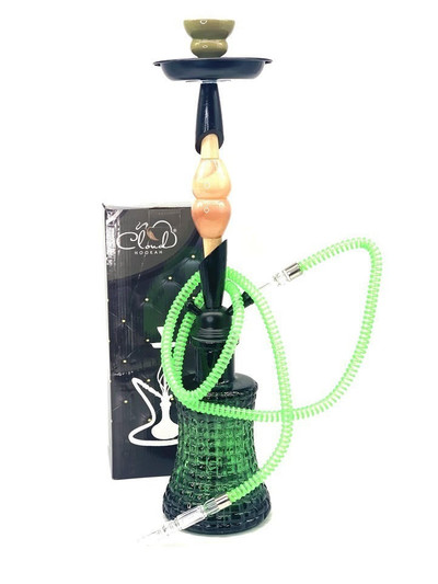  BLOOMING STEM CLOUD HOOKAH WITH GRID BASE 22" (HOOKAH85)(OBS-24) 