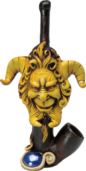  EVIL FACE RESIN HANDPIPE 7" (HP920) 